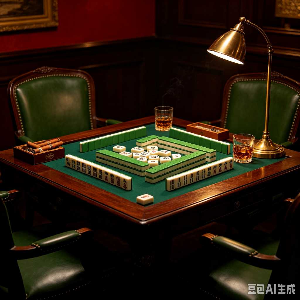 elegant text mahjong tiles